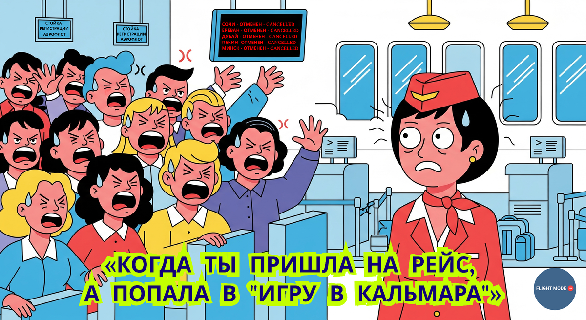 #аэрофлот #хаосвАэропорту #стюардесса