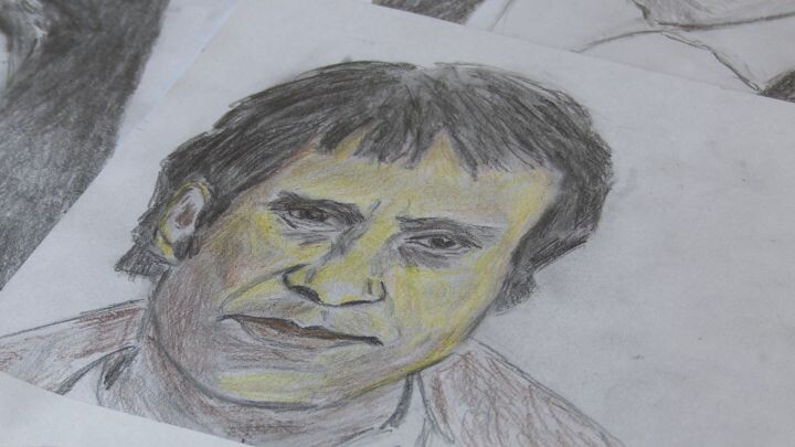 Самым любимым и в то же время сложным в исполнении оказался портрет Владимира Высоцкого