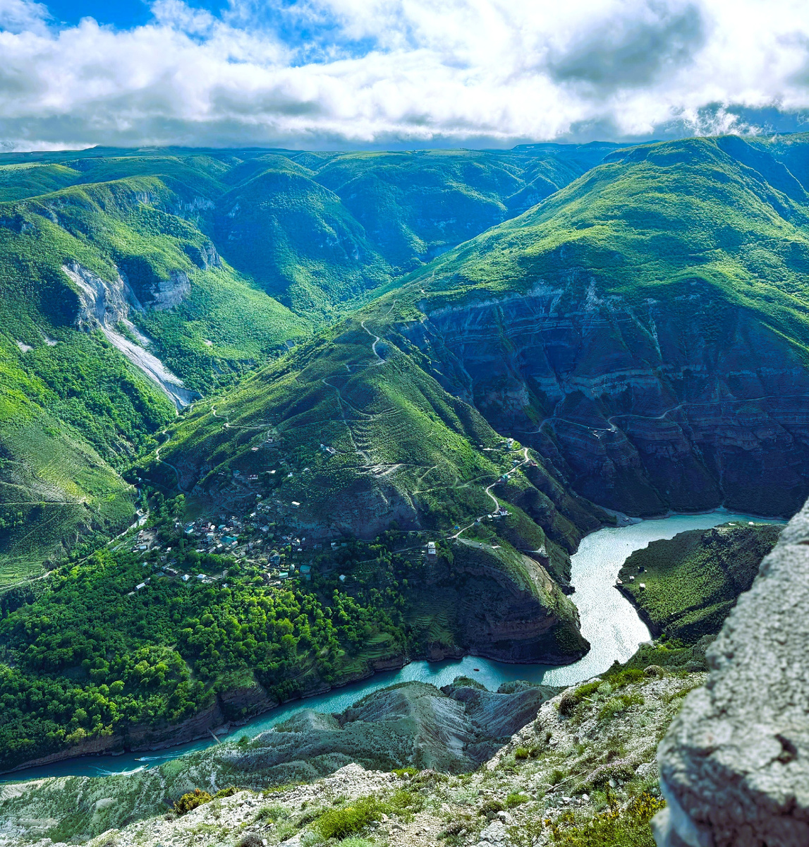 Вид со смотровой площадки. Фото туристов