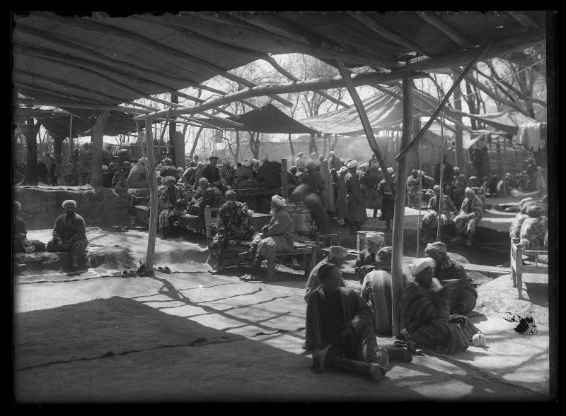 Чайхана. Дмитрий Пожарищенский, 1926 - 1935 год, Узбекская ССР, МАММ/МДФ.

