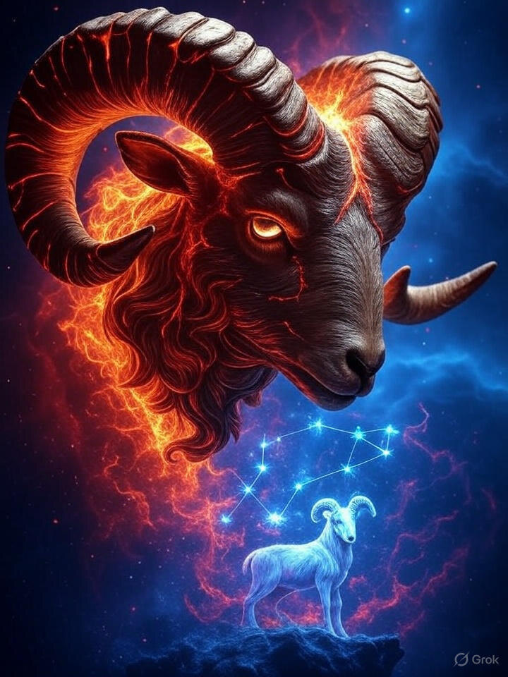 Овен. Сгенерировано на базе AI Grok 4
