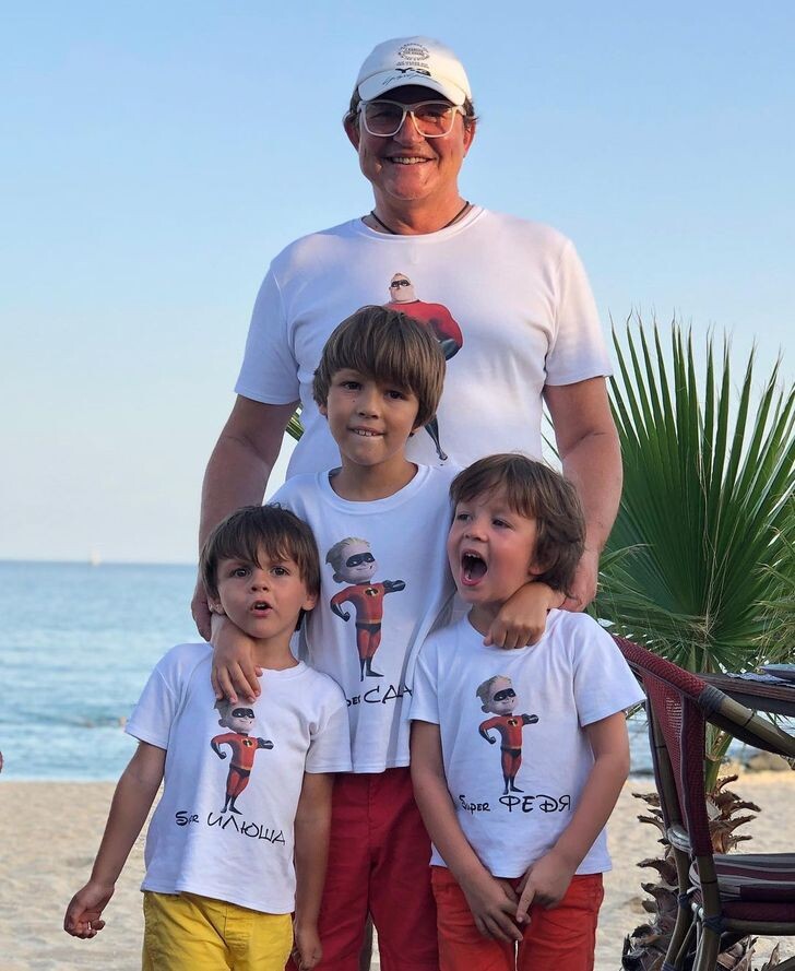 Дибров с детьми