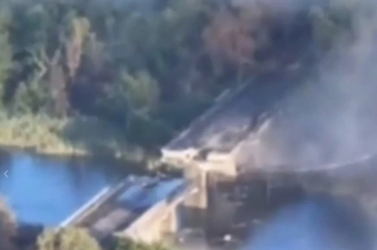    Авиация уничтожила бомбами использовавшийся ВСУ мост под Искрой в ДНР