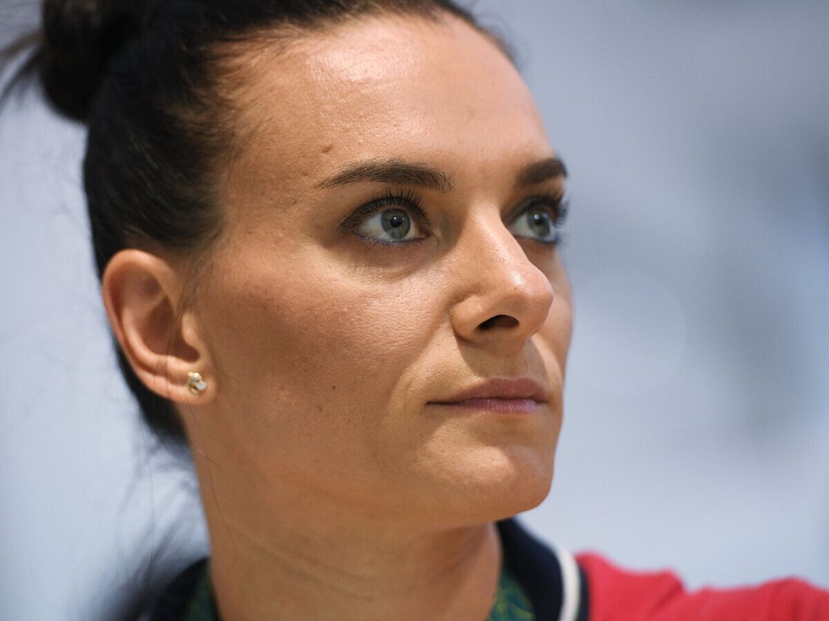    Двукратная олимпийская чемпионка в прыжках с шестом Елена Исинбаева© РИА Новости / Алексей Филиппов