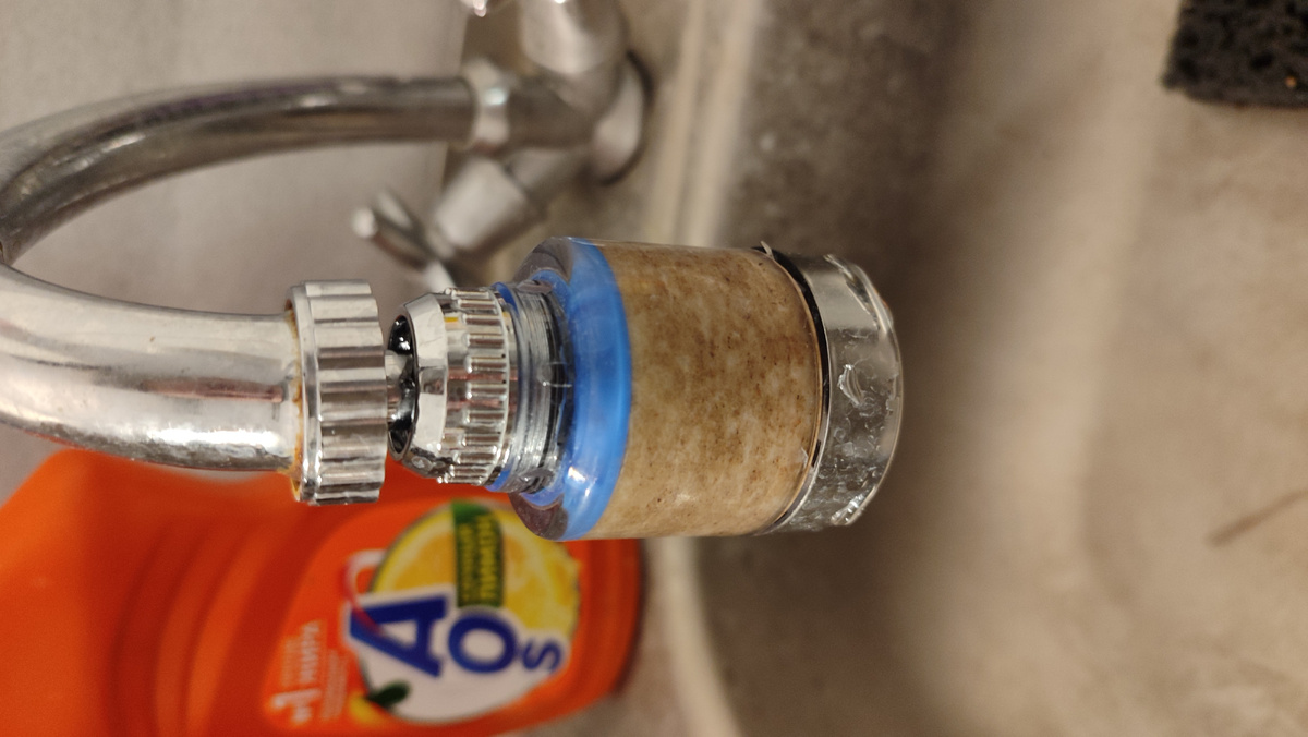 Фильтр внутри насадки