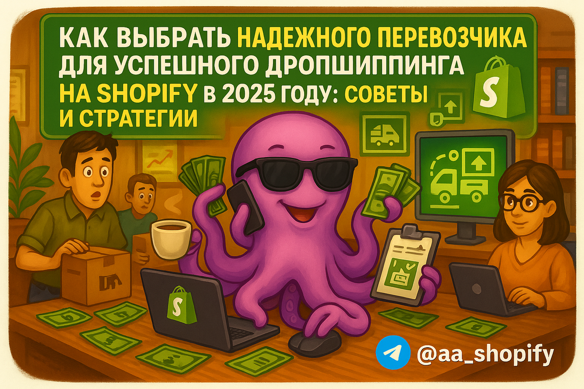    Как выбрать надежного перевозчика для успешного дропшиппинга на Shopify в 2025 году: советы и стратегии aa_ecom