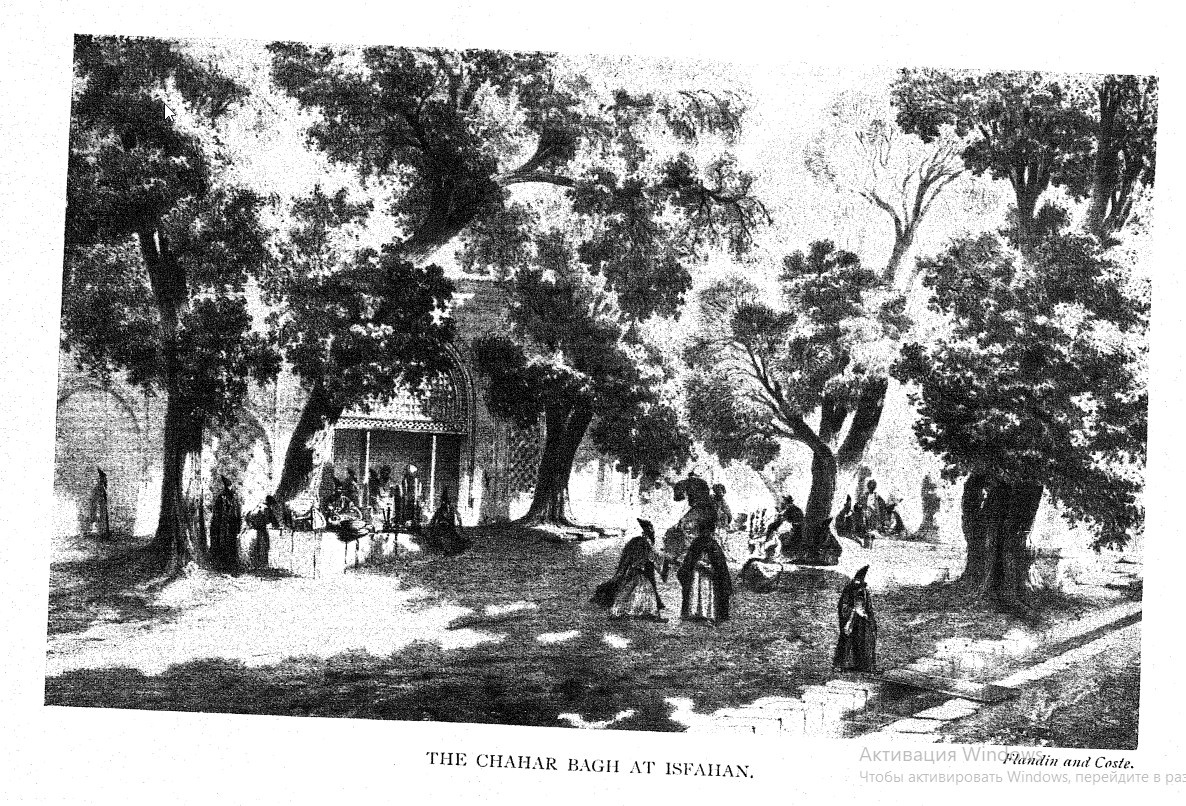 На фото: Исфахан__Percy Sykes. A History of Persia. Volume 2. 1921.