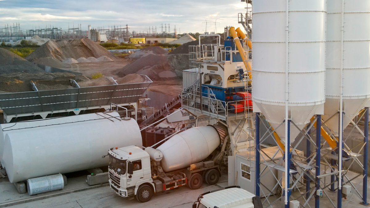 Бетонный завод ELKON. фотобанк ООО "ЭЛКОН"