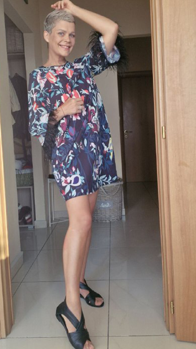 Сабина Пантус в платье. Фото: соцсети Сабины Пантус