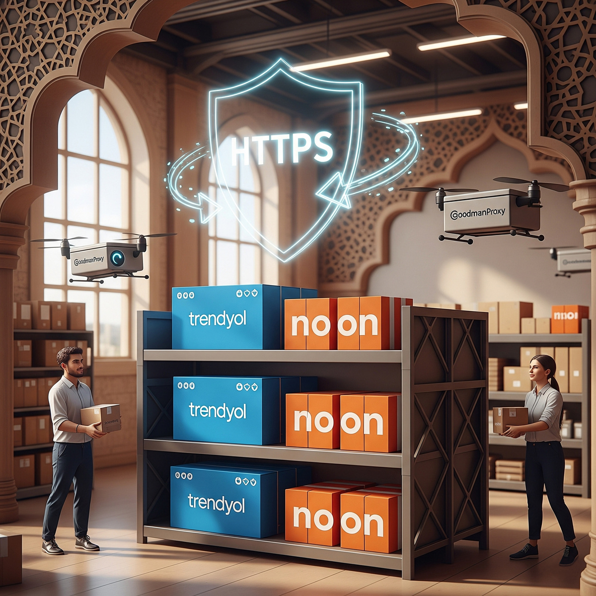 Турецкие и арабские прокси