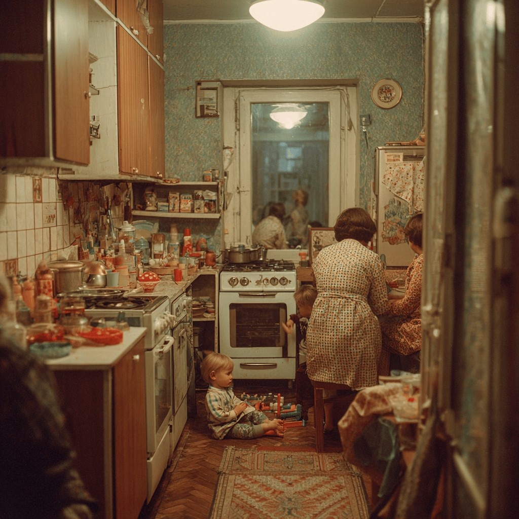 Коммунальная кухня 60-80-х годов