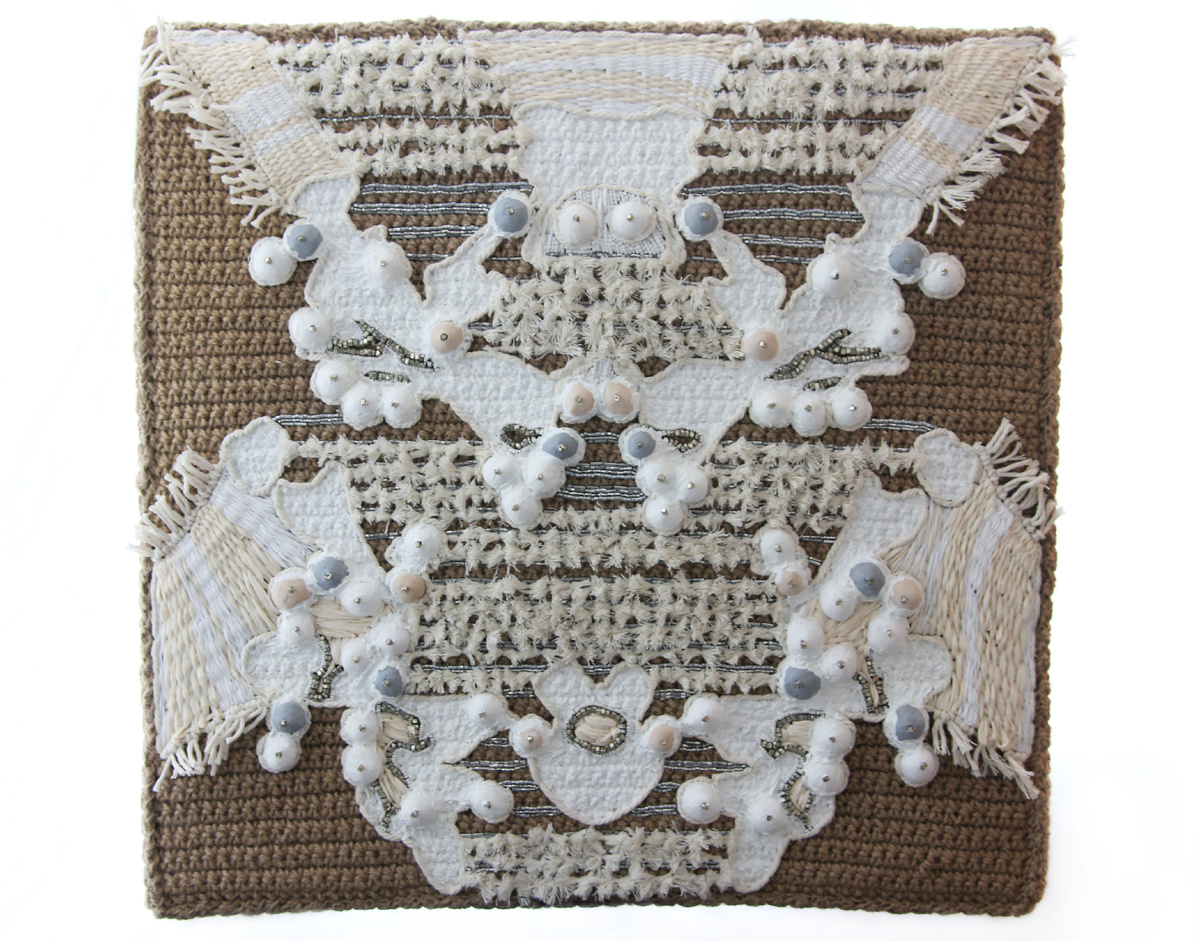 Панно. Ручное ткачество, ручная вышивка.