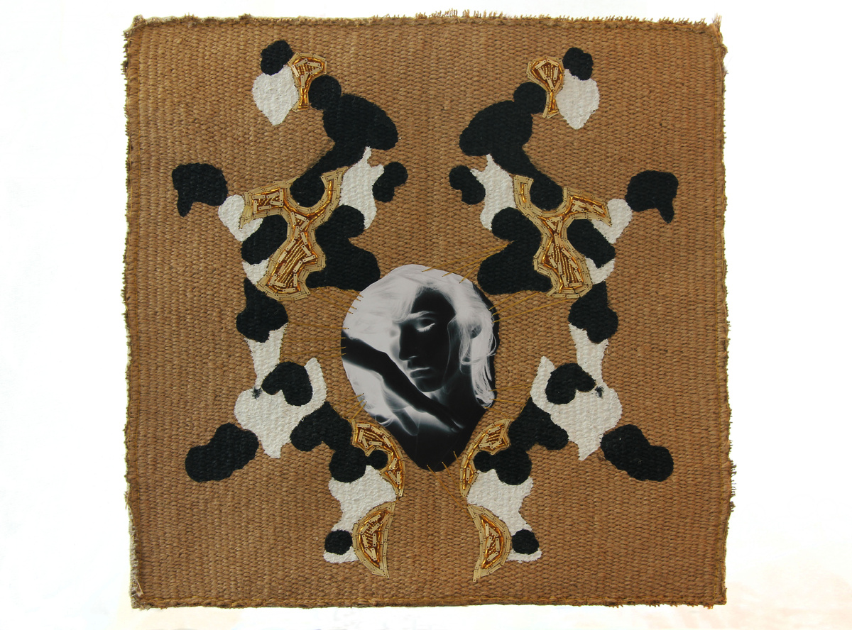 Панно. Ручное ткачество. Ручная вышивка.