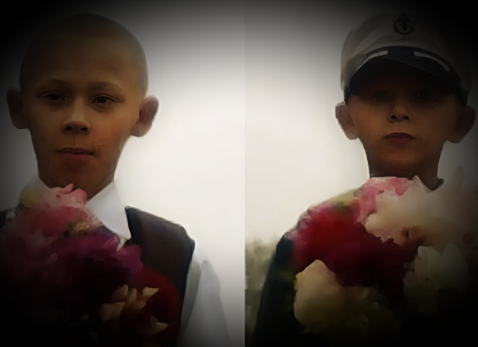 Фотография Вовы(слева) и Сережи(справа)