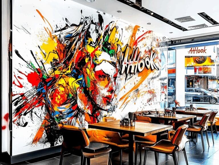    Художественная роспись в ресторане: как уникальный декор превращает обед в незабываемое искусство Art-Hook.Ru