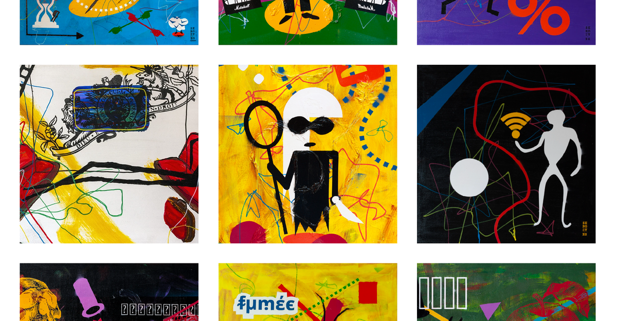 Работы художеника Сергея Эс, героя нашего интервью. Фото: http: outsider-art.ru/sergeyes