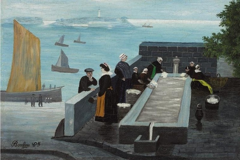 Женщина в прачечной