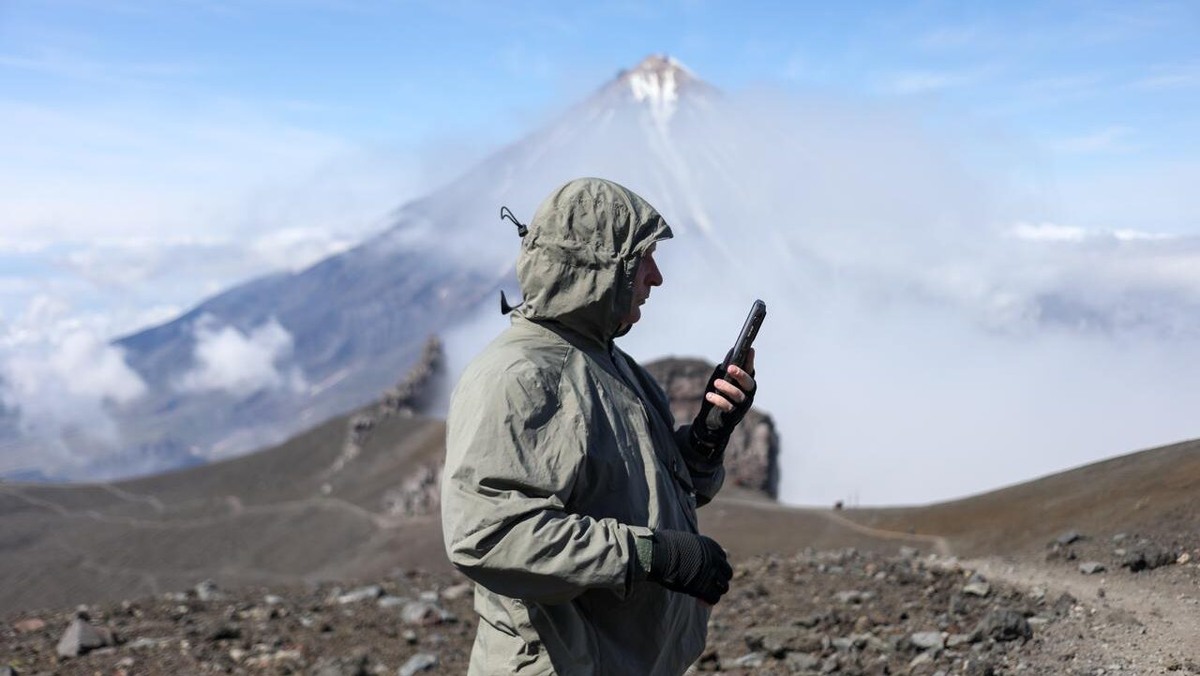    На Камчатке проснулся вулкан Ключевской. Фото: Pogiba Alexandra / news.ru / www.globallookpress.com
