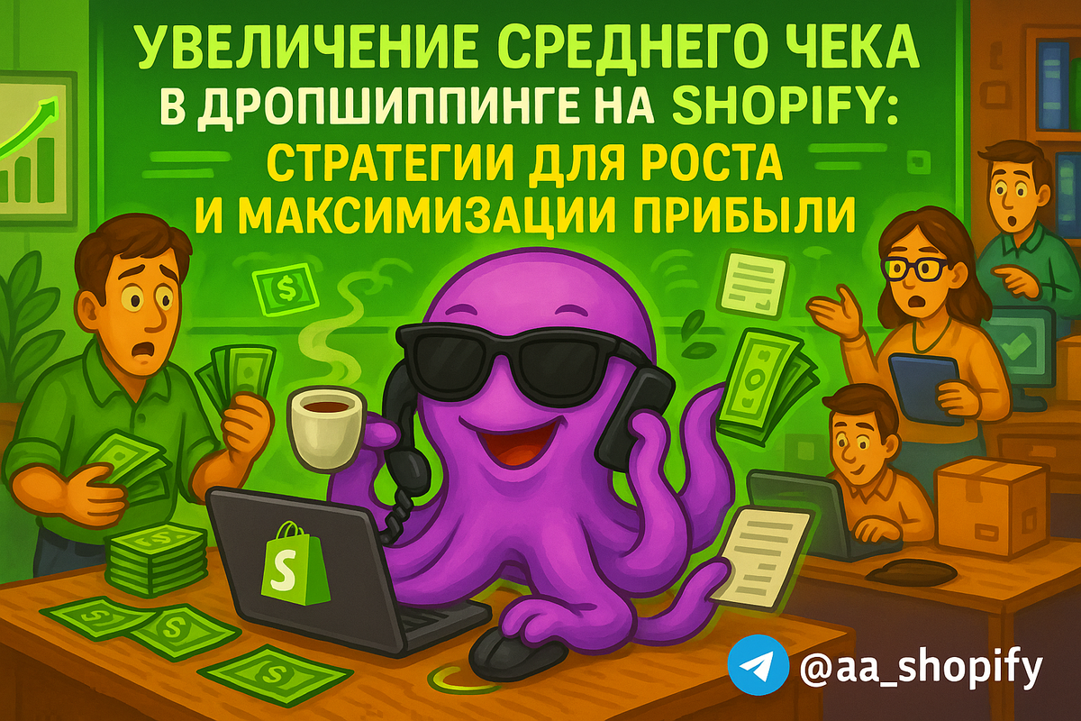    Увеличение среднего чека в дропшиппинге на Shopify: стратегии для роста и максимизации прибыли aa_ecom