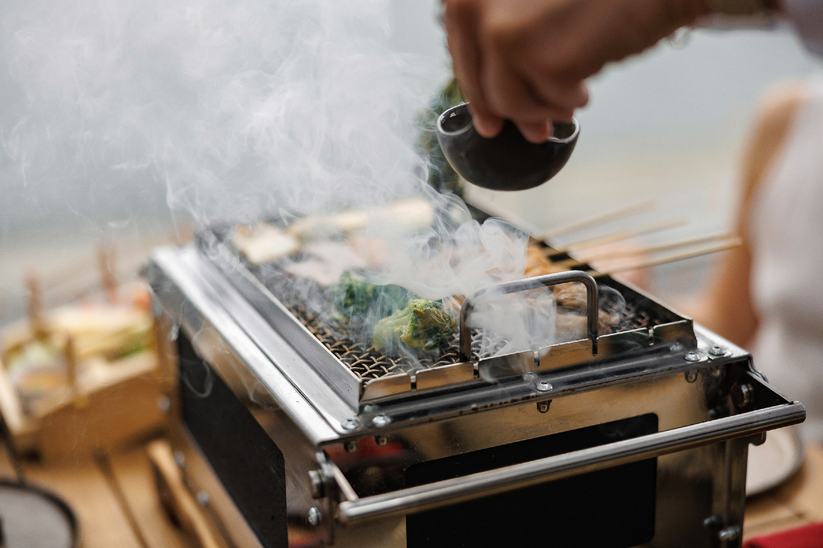 Гриль-меню в ресторане "Энсо".