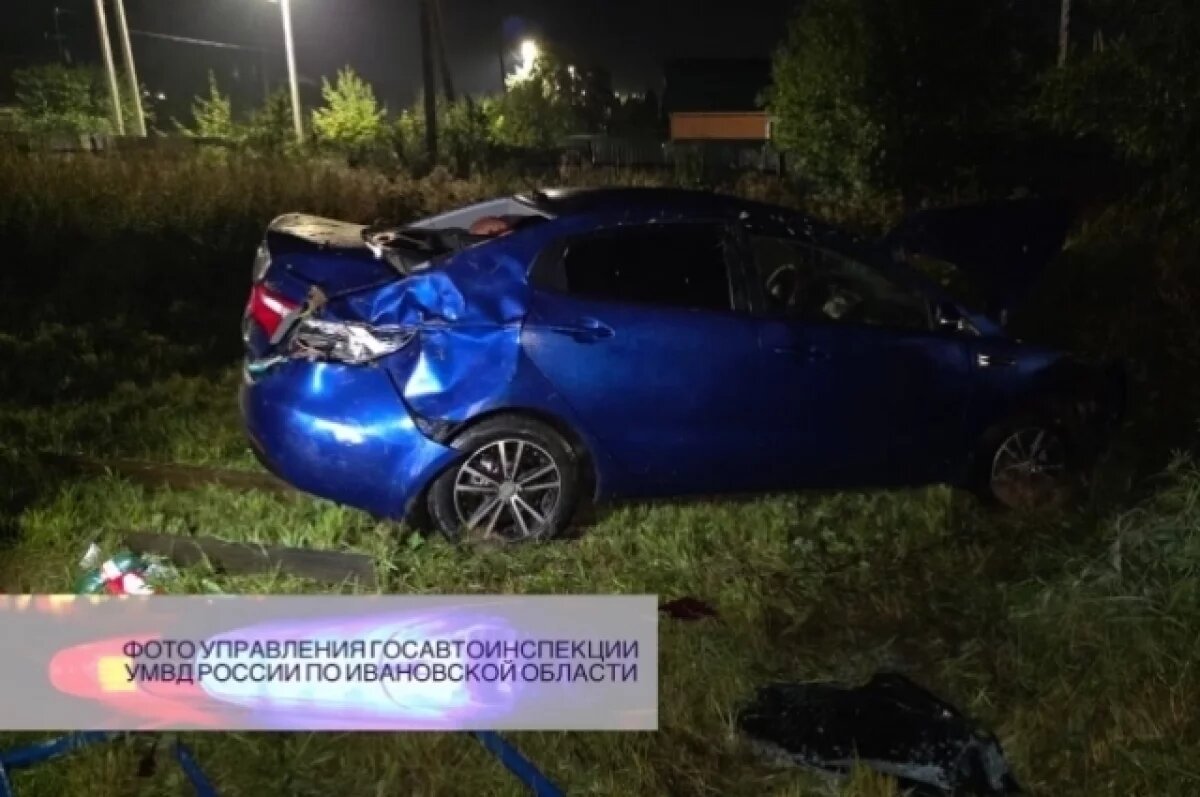    В Ивановской области 5 августа в пьяных ДТП пострадали два человека