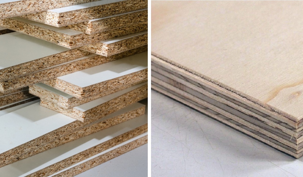 Срезы разных плит (MDFи фанера)