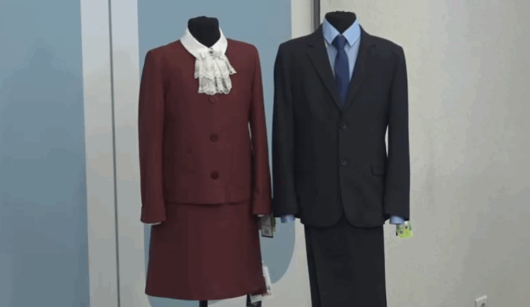    Школьная форма по ГОСТу. Кадр из видео: vkvideo.ru / @presstass