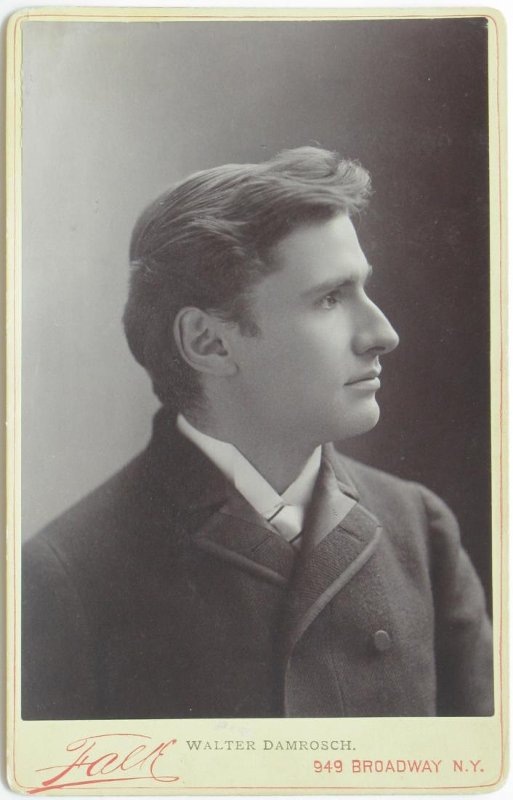 Уолтер Дамрош. Конец 1880-х – начало 1890-х годов.