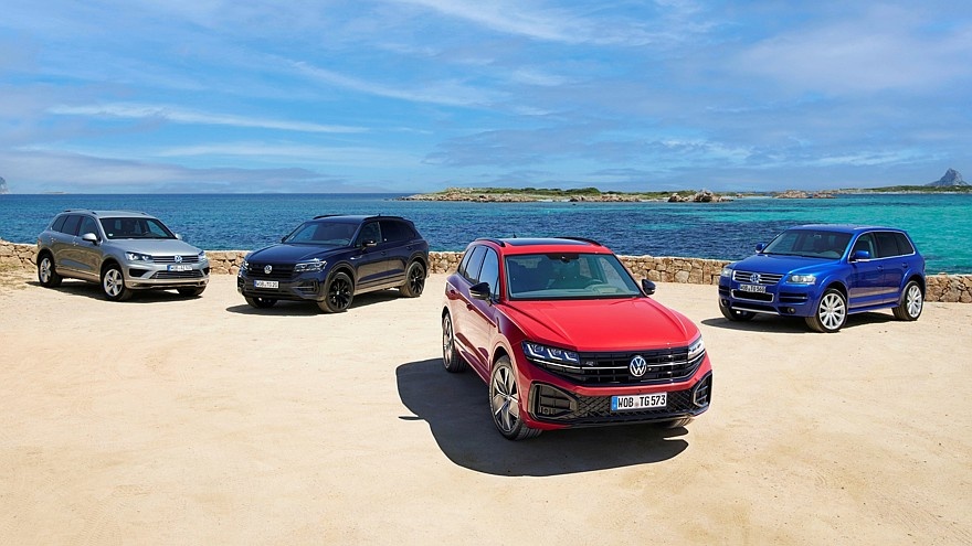    Volkswagen Touareg всех трёх поколений