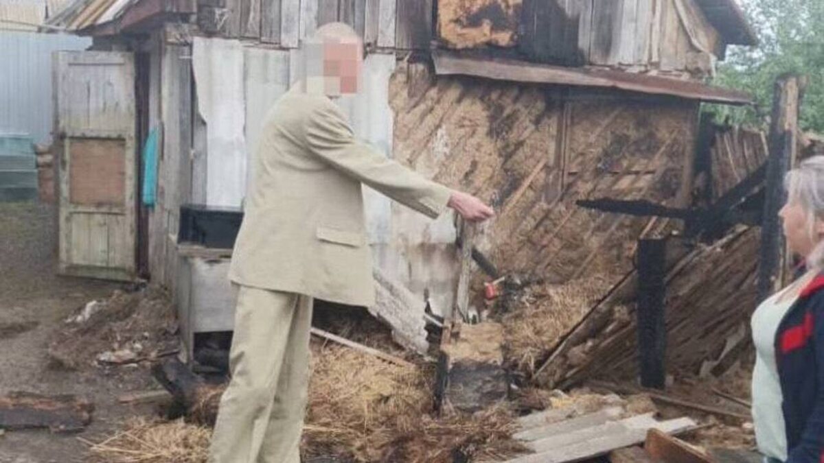    Спичка раздора: пьяный курянин пытался сжечь дом из-за женской ссоры