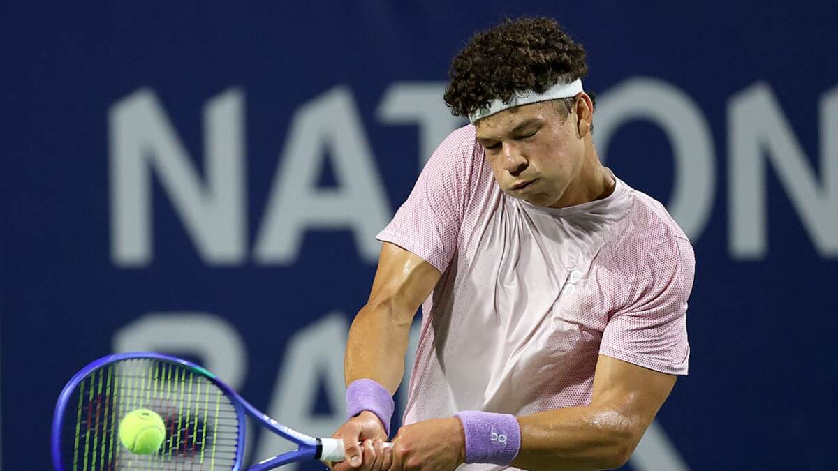 
Фото: 2025 Getty Images
Бен Шелтон впервые в карьере добрался до четвертьфинала на Masters