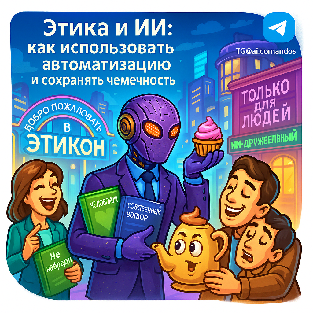    Этика и ИИ: как бизнесу автоматизировать продажи без потери главного актива — доверия клиентов Дмитрий Попов | Comandos.ai