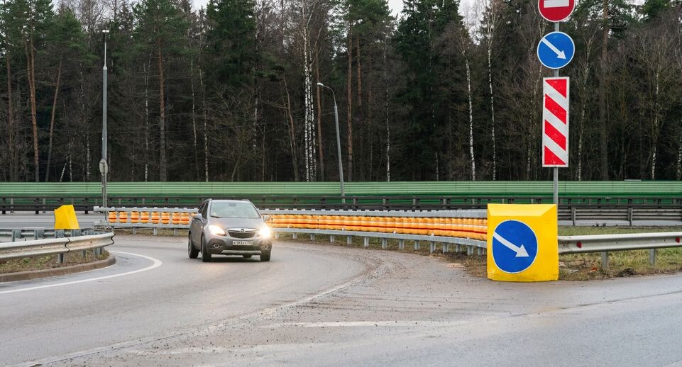    Инновационные барьерные ограждения на ЦКАДе / Медиасток.рф