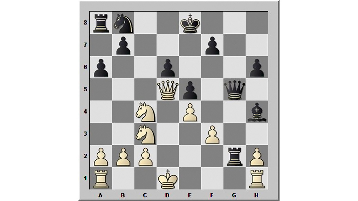 Белые начинают и выигрывают