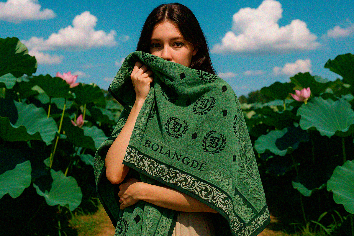 Окружите себя роскошью полотенец Bolangde, как будто вас обнимают нежные лепестки цветов на рассвете.