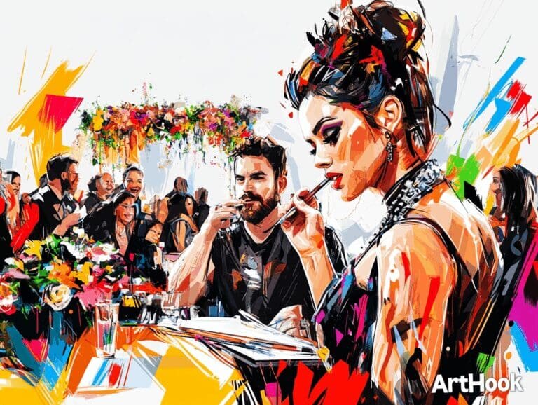    Художник на свадьбе: как создать уникальные воспоминания и сделать ваш праздник незабываемым Art-Hook.Ru