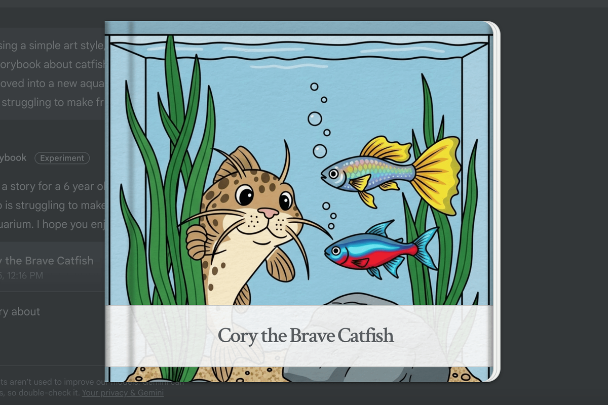     Google Gemini научилась создавать сказки на ночь с помощью ИИ