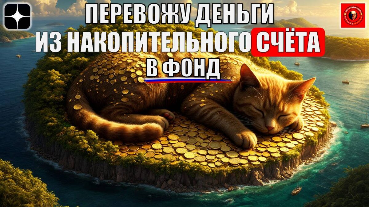 Перевожу деньги из накопительного счёта в Фонд.