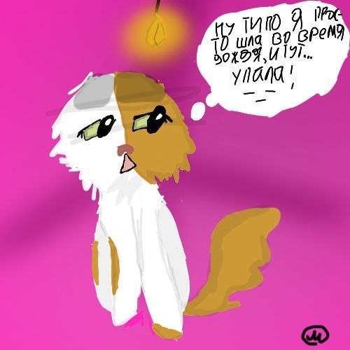 а зачем упала? как упала? где упала?