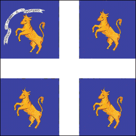 Флаг  Турина, ,, дворцовый вариант. Источник: flags of the world.