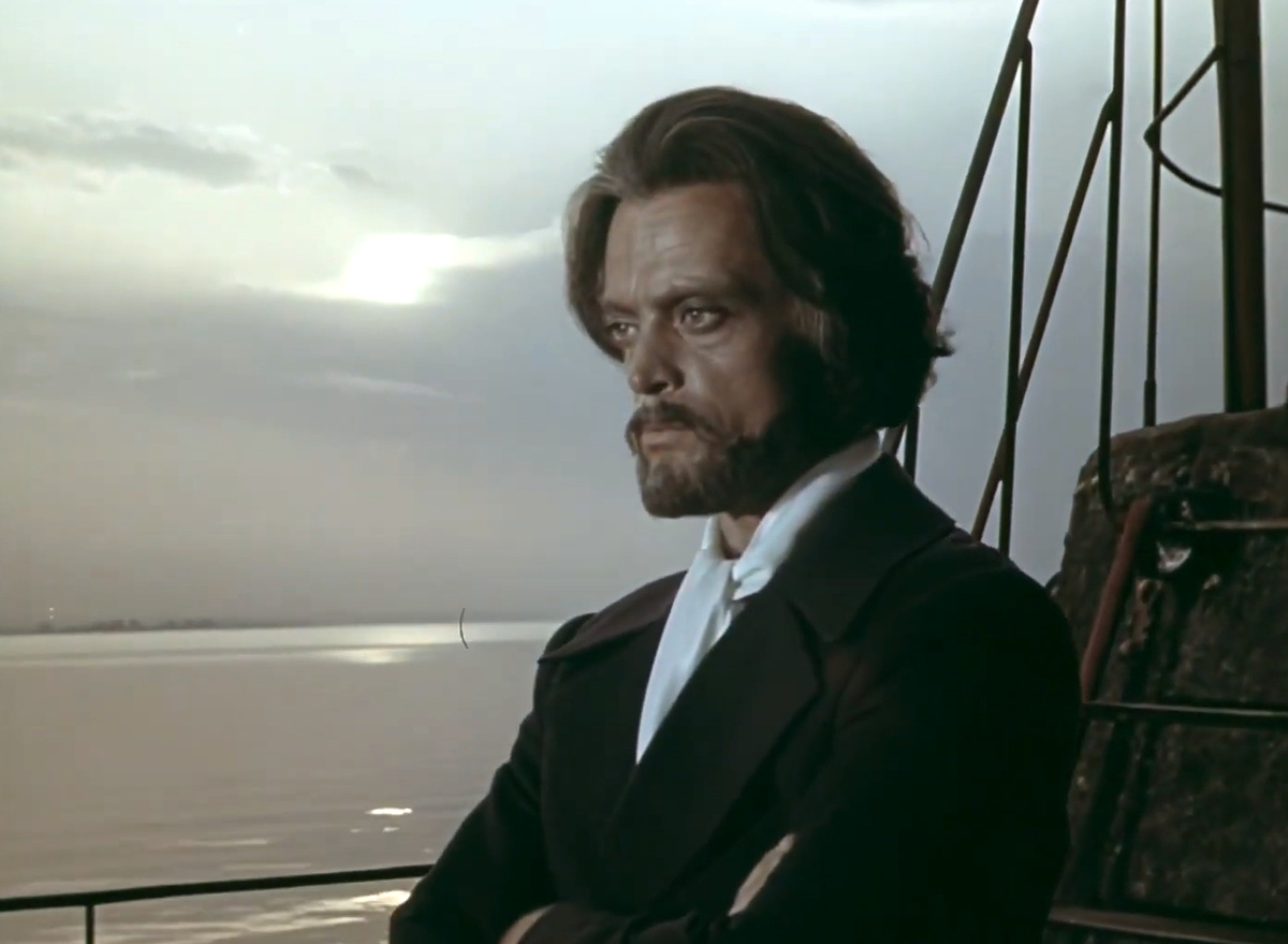 Кадр из кинофильма "Капитан Немо", 1975 г., режиссер Василий Левин, сценаристы Василий Левин, Эдгар Смирнов, композитор Александр Зацепин (скриншот) 