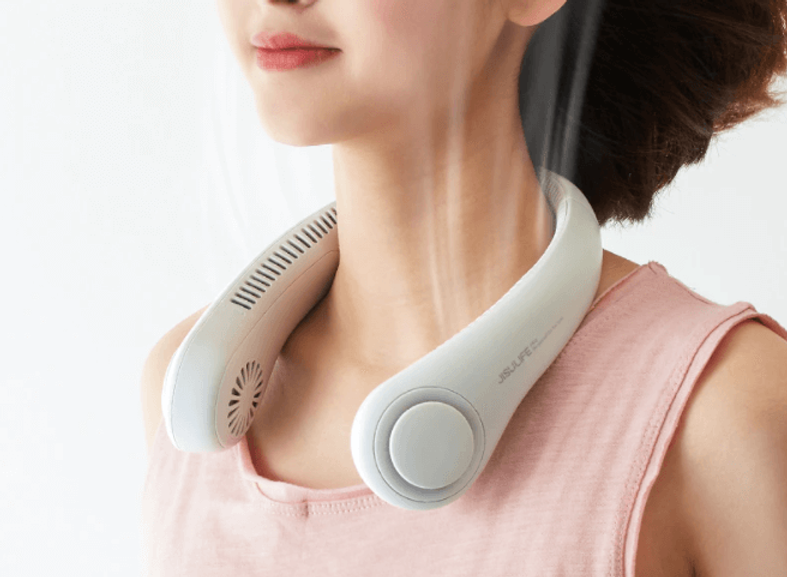 Переносной мини-вентилятор для шеи