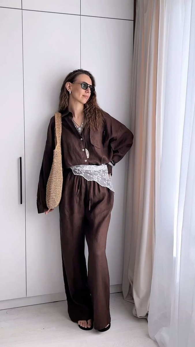 Pinterest. Применение кружевной косынки. 