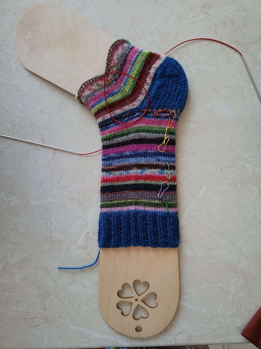 Мои носочки из остатков