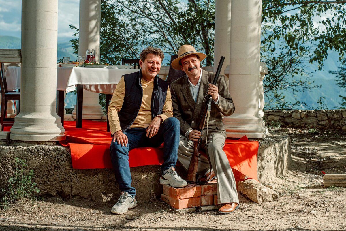 Владелец "Ателя-Мателя" (Ян Цапник) и хозяин "Махмуд-Паласа" (Сергей Погосян) Централ Партнершип