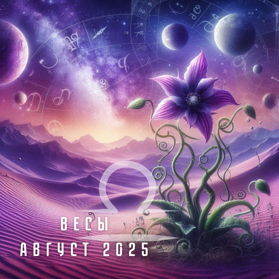 Гороскоп на Август 2025 для Весов. Астролог Екатерина Юдина