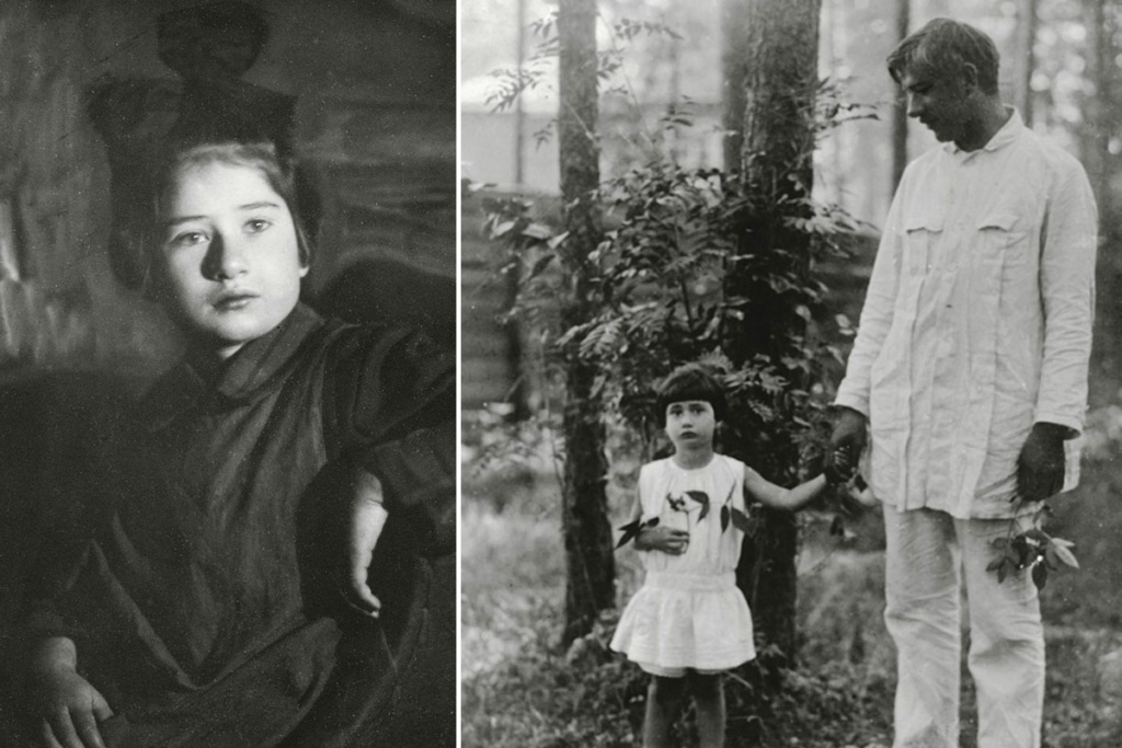 Мурочка и Корней Чуковский. Фото: дом-музей Корнея Чуковского в Переделкино / архив Е. Чуковской / https://story.ru/