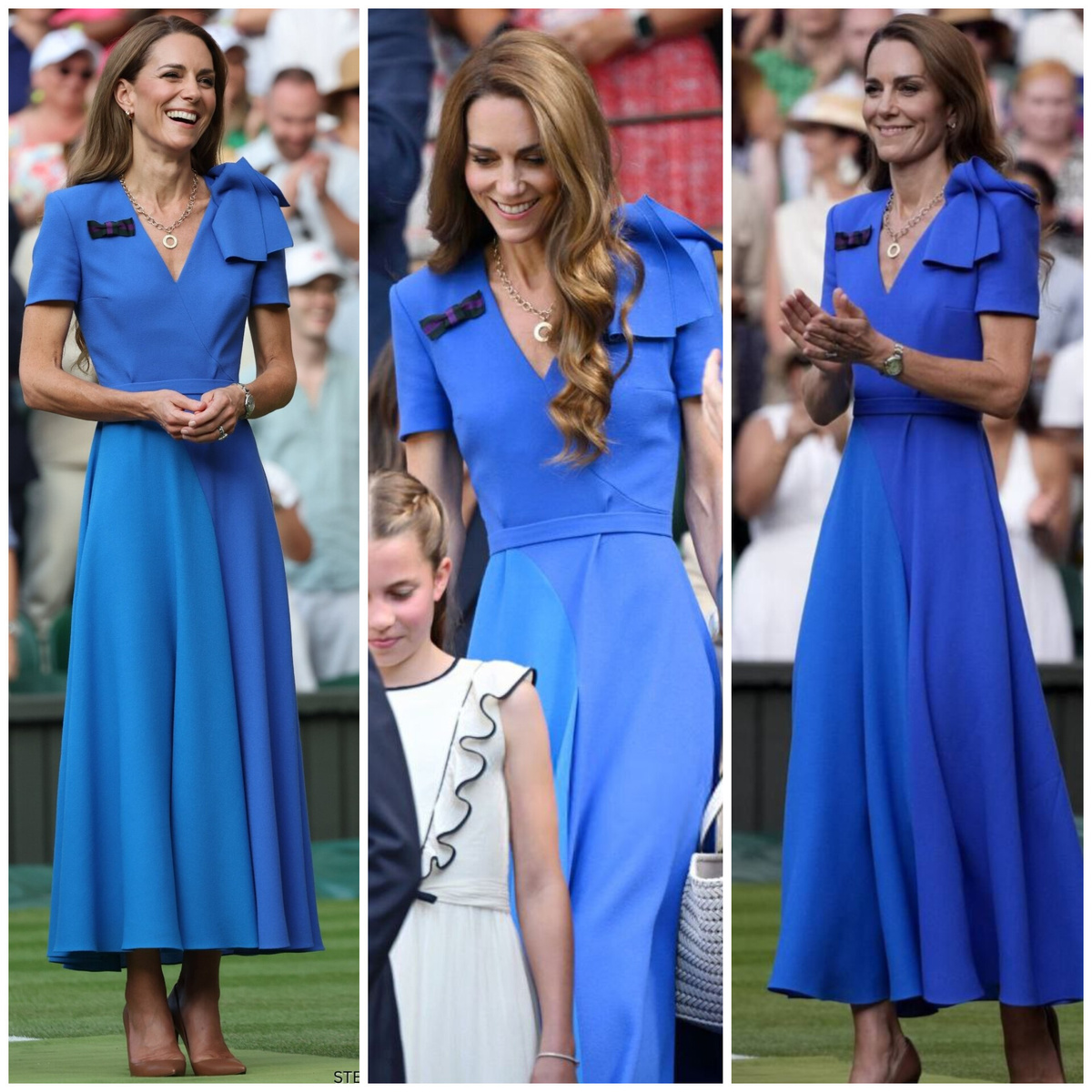 Кейт Миддлтон с семьёй на Уимблдоне