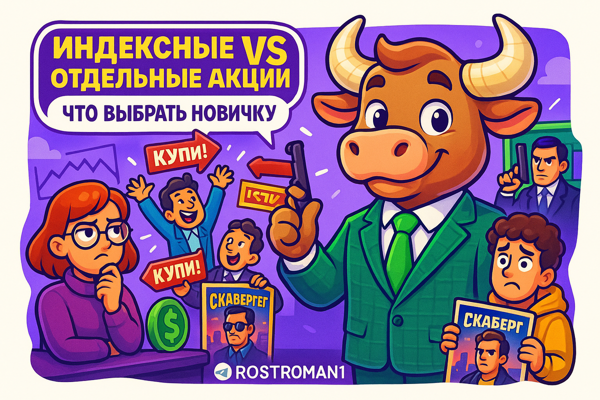    Индексные фонды против отдельных акций что выбрать новичку инвестору для максимальной прибыли и минимальных рисков РоСТ | Роман о Системном Трейдинге