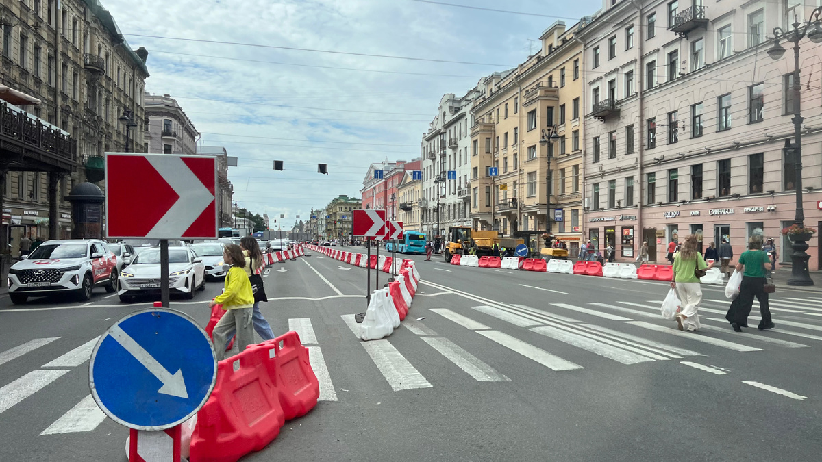 Ремонт Невского уже начался